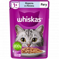 Корм для кошек «Whiskas» Рагу с форелью и лососем, 28х75 г