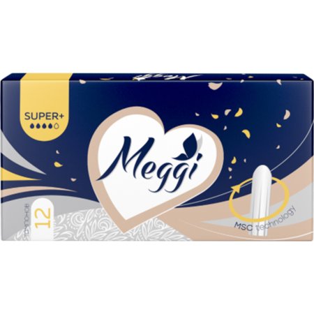 Тампоны «MEGGI» (super+) 12шт
