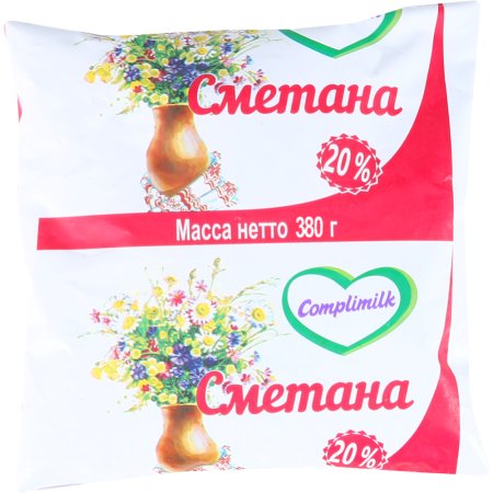 Сметана «Complimilk» 20%, 400 г.