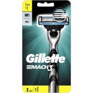 Станок для бритья «Gillette Mach 3» со сменной кассетой.