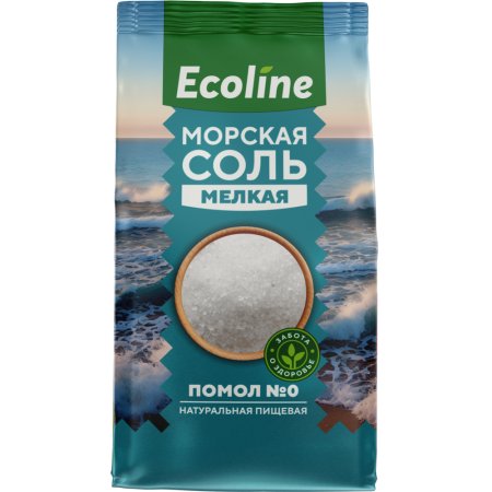 Соль морская «Ecoline» помол № 0, 500 г