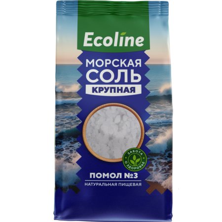 Соль морская «Ecoline» помол № 3, 500 г