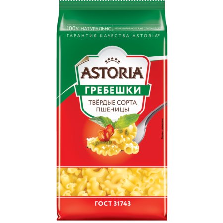 Изделия макар. «ASTORIA» (гребешки) 400г