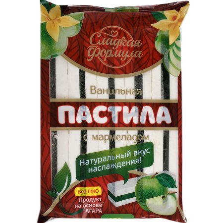 Пастила «Ванильная» с мармеладом, вкус яблока, 250 г