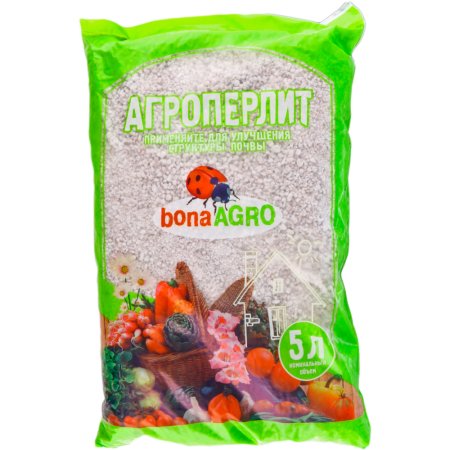 Агроперлит «BonaAgro» природный сорбент, 5 л