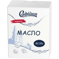 Масло сладкосливочное «Са­фий­ка» несоленое, 82.5 %, 180 г