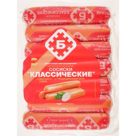 Сосиски «Классические» высшего сорта, 370г