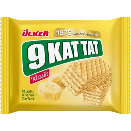 Вафли с кремом«9 КАТ ТАТ»(банан)39г