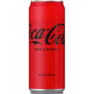 Напиток газированный «Coca-Cola» без сахара, 330 мл