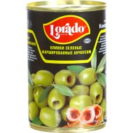 Оливки зеленые «Lorado» фаршированные анчоусом, 300 г.