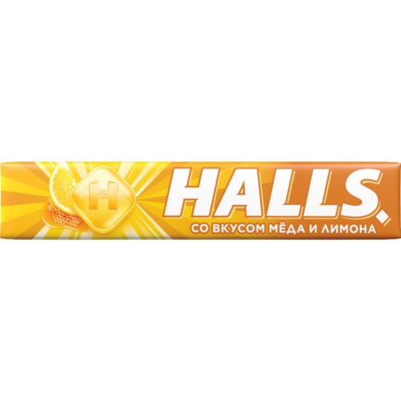 Карамель леденцовая «Halls» мёд-лимон, 25.2 г