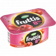 Продукт йогуртный «Fruttis» персик-маракуйя, вишня, 8%, 115 г.
