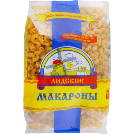 Макаронные изделия «Лидские» рожки рифленые, 900 г.