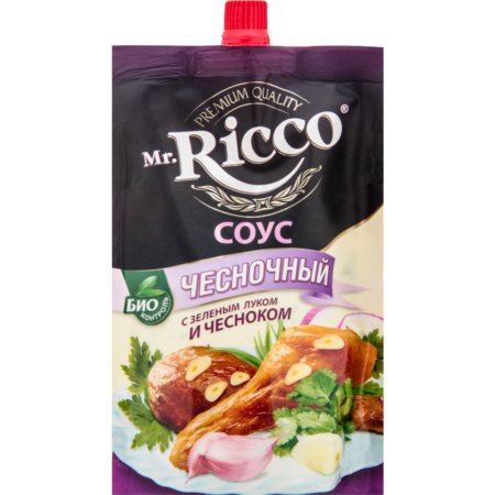 Соус «Mr. Ricco» чесночный, 210 г