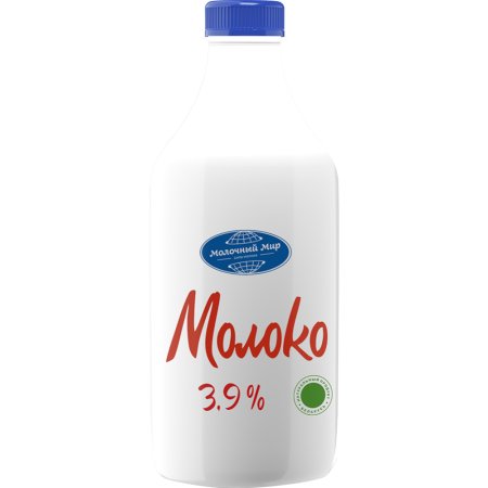 Молоко «Молочный Мир» 3,9% , 1,45 л