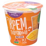 Крем твороженный «Венский Завтрак» манго-мята, 4.5%, 150 г
