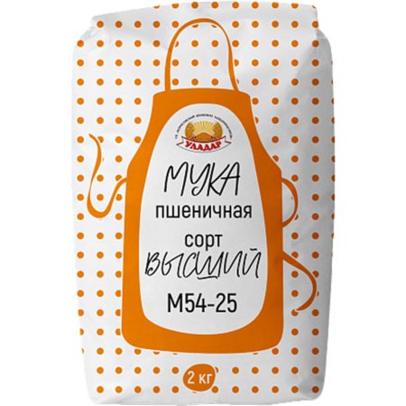 Мука пшеничная М-54-25, 2 кг.