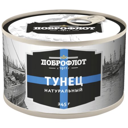 Тунец «ДОБРОФЛОТ» (нат.)245г