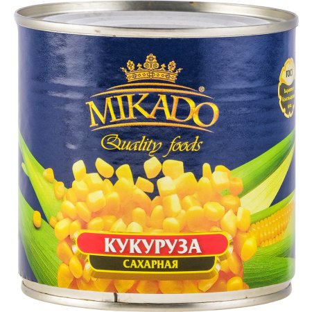 Кукуруза конс.«МИКАДО» (ж/б) 400г