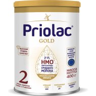 Смесь молочная сухая «Priolac Gold 2» для детского питания, 400 г