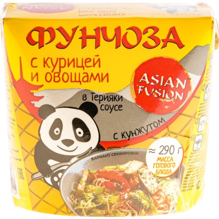 Фунчоза«ASIAN FUSION»(кур,ов,терияк)68г