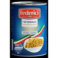 Чечевица консервированная «Federici», 425 мл