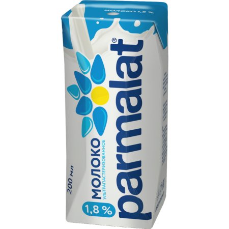 Молоко «Parmalat» ультрапастеризованное, 1.8%, 0.2 л