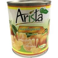 Мандарины консервированные «Arista» дольки, 850 мл