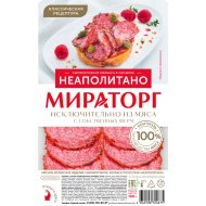 Колбаса сырокопченая «Неаполитано» нарезка, 100 г