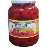 Черешня консервированная «Arista» коктейльная, красная, 720 мл