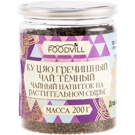 Чайный напиток «Foodvill» Ку Цяо, гречишный чай тёмный, 200 г