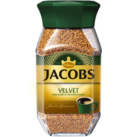 Кофе«JACOBS VELVET»(раст,суб)95г