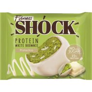 Брауни «FitnesShock» протеиновый белый шоколад и фисташка, 50 г