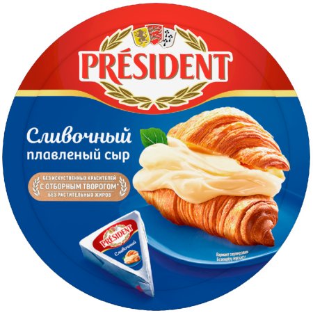 Сыр плавленый «President» сливочный 140 г