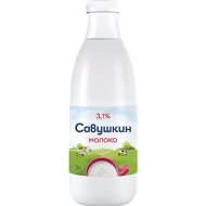 Молоко «Савушкин продукт» ультрапастеризованное, 3.1%, 1л