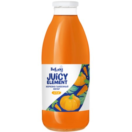 Нектар«JUICY ELEMENT»(морк-тыквен)750мл