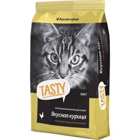 Корм для кошек «Tasty» с курицей, 350 г