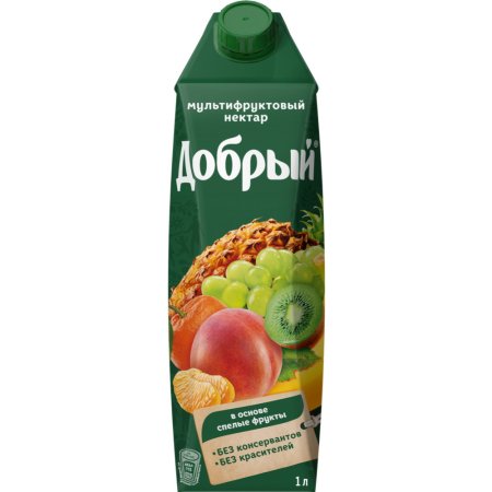 Нектар «Добрый» мультифруктовый, с провитамином А, 1 л