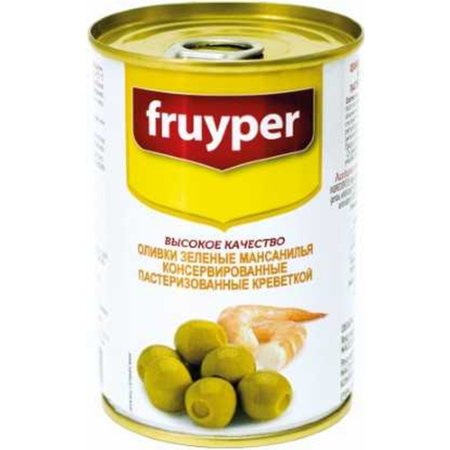 Оливки зелен.«FRUYPER»(креветка,ж/б)280г