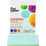 Салфетки сухие «Fun Clean» из вискозы, 34х37 см, 4 шт