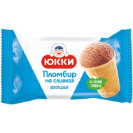 Мороженое «Юкки» пломбир шоколадный на сливках, 75 г