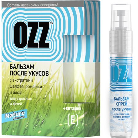Бальзам «Ozz» после укусов насекомых, 6 мл
