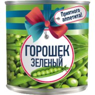 Горошек зеленый консервированный «Приятного аппетита» , 400 г