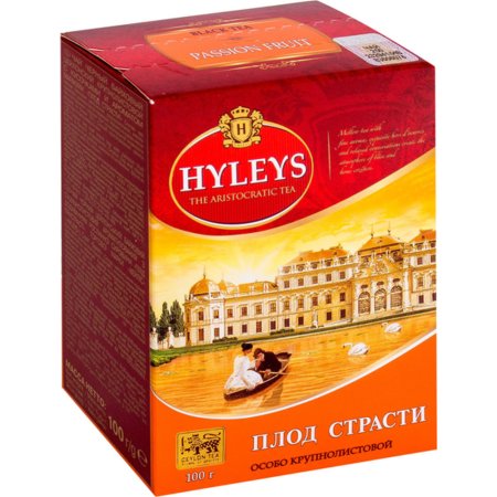 Чай черный «Hyleys» плод страсти, крупнолистовой, 100 г.