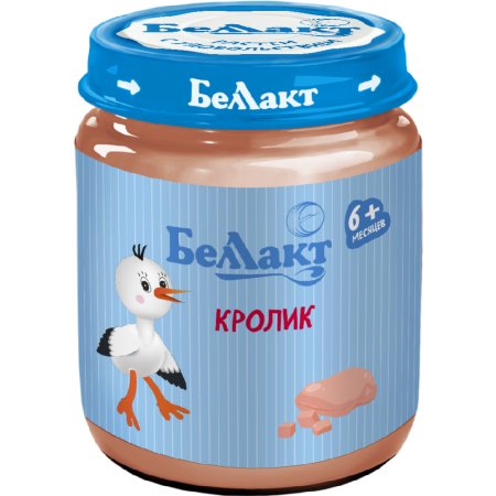 Консервы мясные «Беллакт» кролик, 95 г