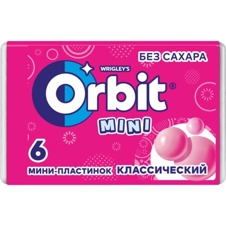Жевательная резинка «Orbit» классический, 10.2 г.