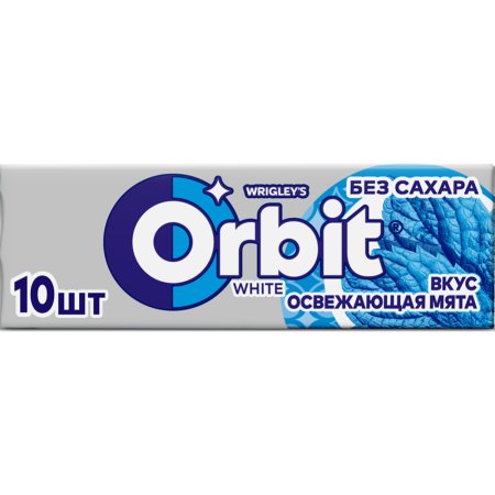 Жевательная резинка «Orbit White» освежающая мята, 13.6 г