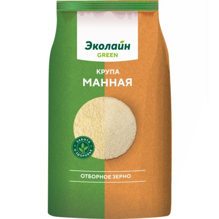 Крупа манная«ЭКОЛАЙН GREEN» 700г