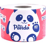 Бумага туалетная «Mrs.Panda» 80 метров, 1 шт