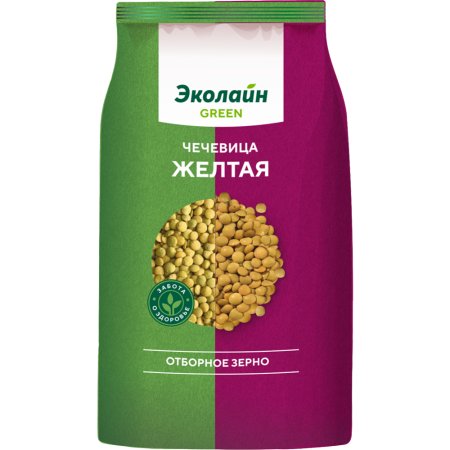 Чечевица желтая «ЭКОЛАЙН GREEN» 700г